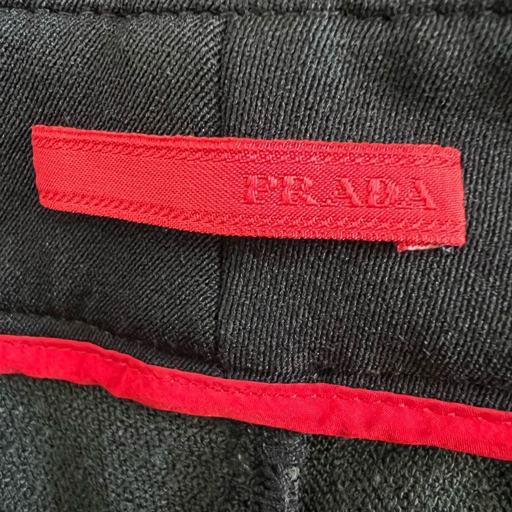 Prada Equestrian Jodhpur Zip Ankle Riding Pants In Black Size 46/10 - Picture 15 of 16